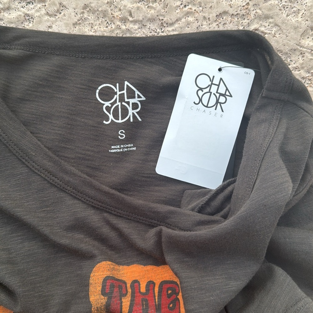 Chaser Graphic Tee in Gray “The Stoned Age” - Picture 3 of 6